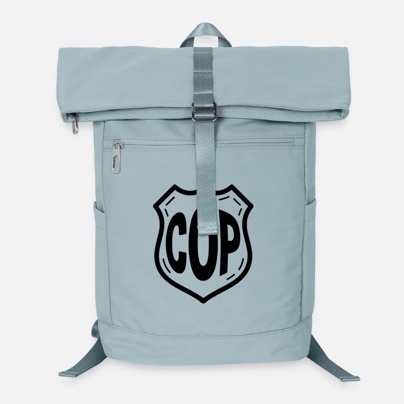 Polizeiabzeichen - Cooles Polizeilogo Laptop-Rucksack 