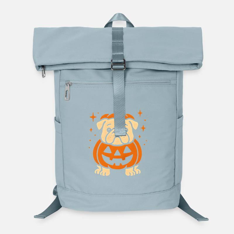 Chien citrouille Jack-o-Lantern Sac à dos ordinateur
