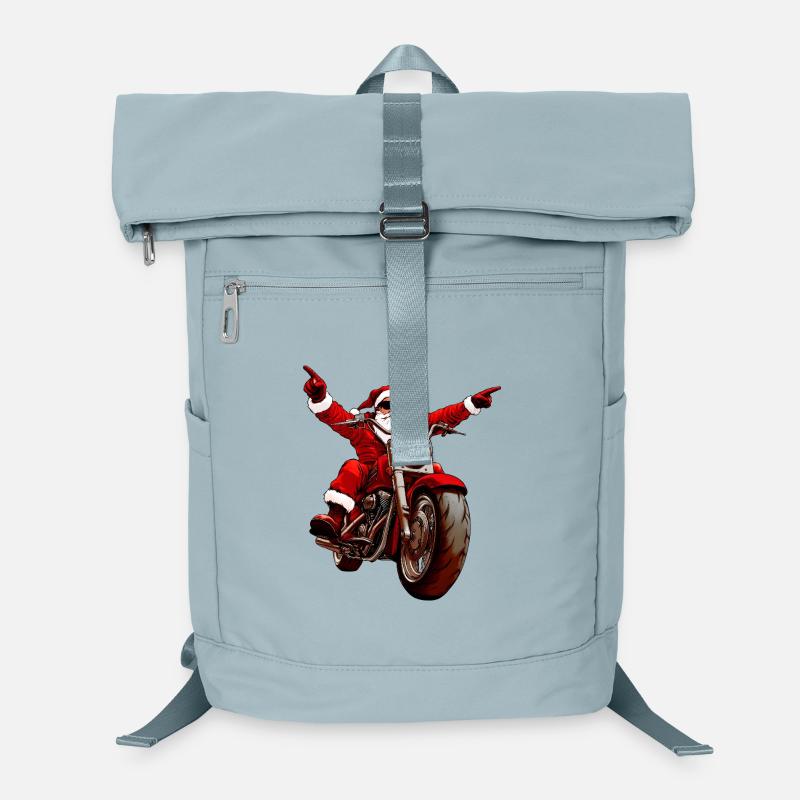 Weihnachten Motorradfahrer Laptop-Rucksack 