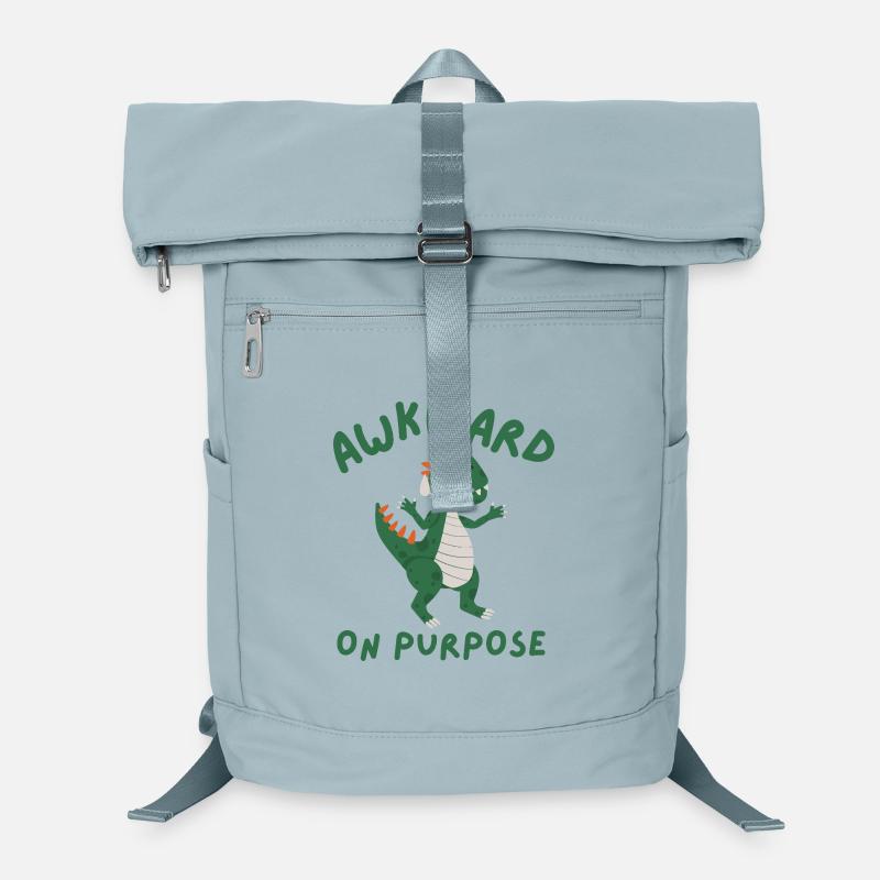 Unbequemer Dino mit Absicht Laptop-Rucksack 