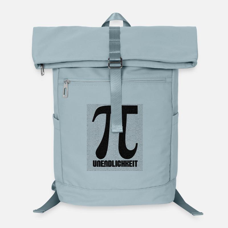 Pi Zeichen aus Zahlenmuster Laptop-Rucksack 