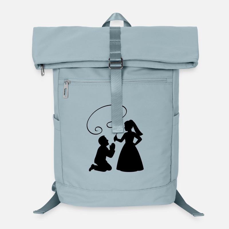 Bride and groom Couple Whip Laptop Backpack