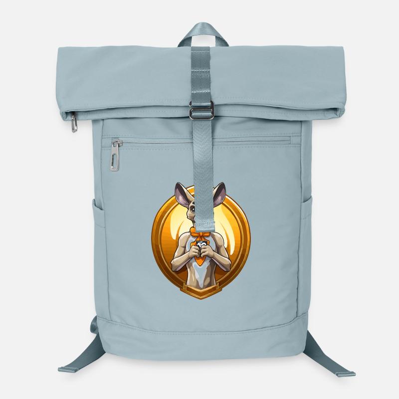 Herz-Hund im Medaillon Laptop-Rucksack 