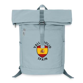 Valladolid Spain Shield Flag - Laptop Backpack - ice blue - Front