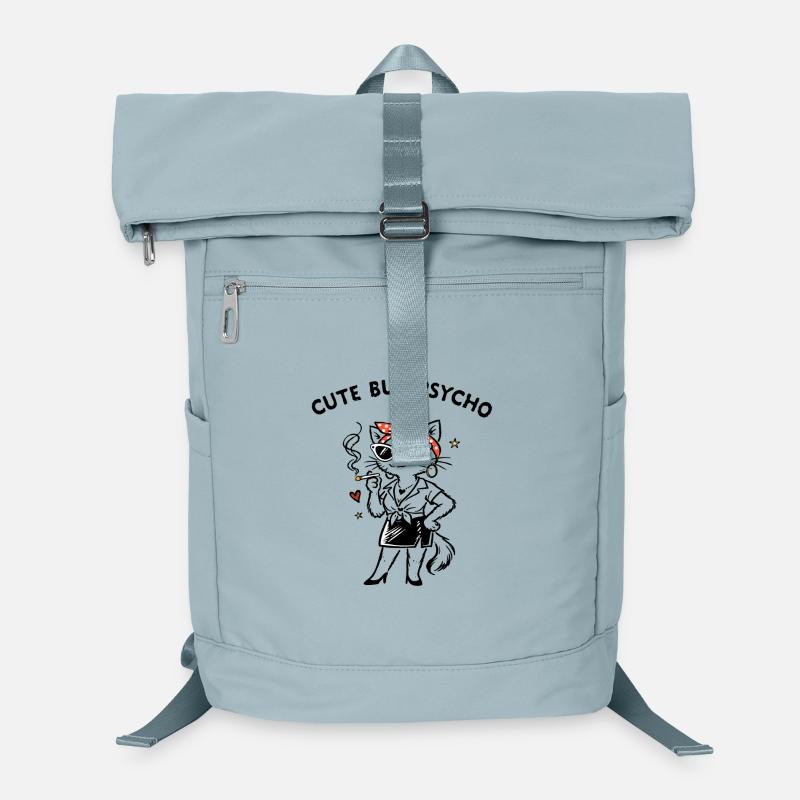 Cute but Psycho – Diction féline auto-dérisoire Sac à dos ordinateur