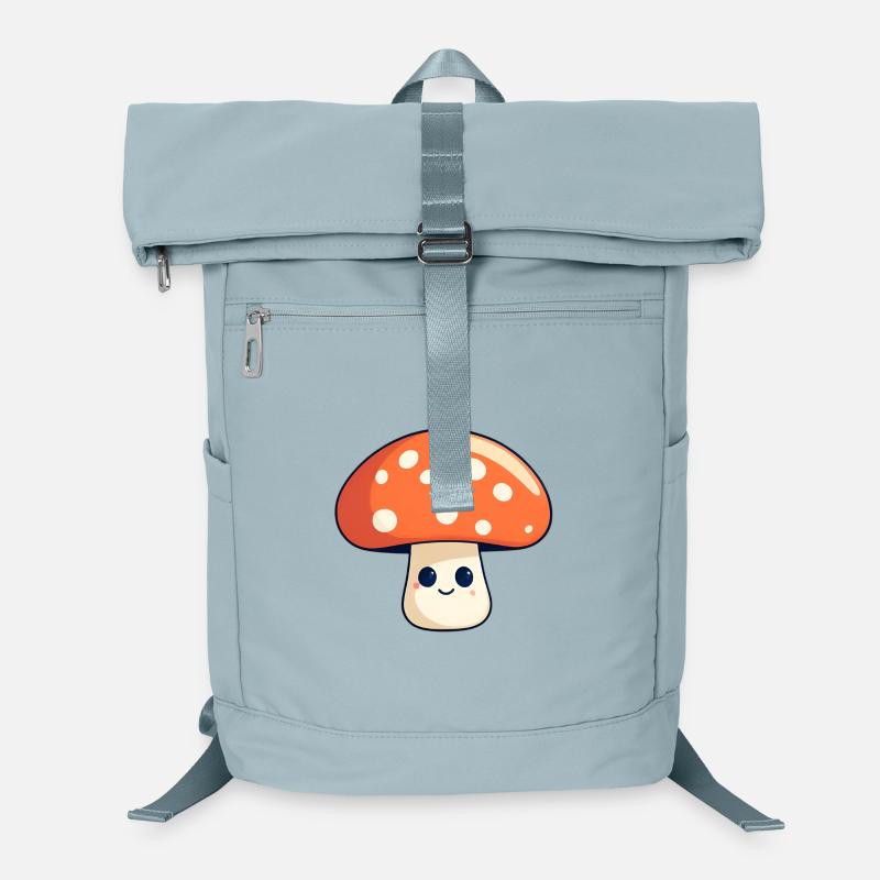 Champignon ami Illustration d’automne Sac à dos ordinateur
