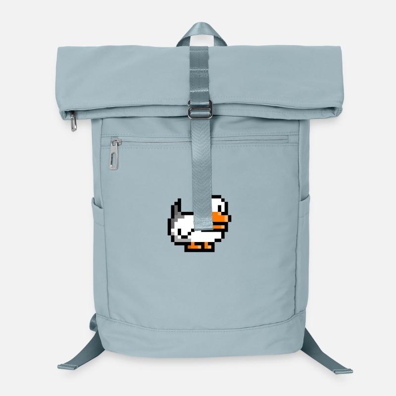 Retro Ente - Laptop-Rucksack - Eisblau