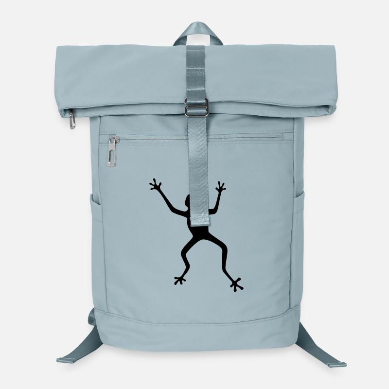 Frosch Silhouette: Tropisch, Regenwald Laptop-Rucksack 