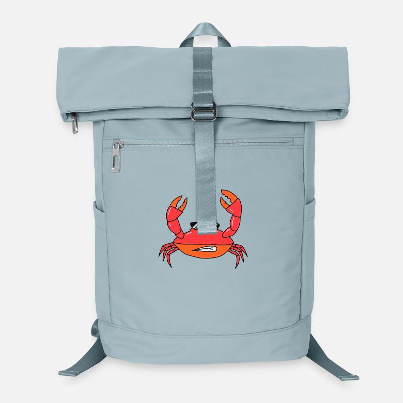 Crabes mignons Crabes Crustacés Sac à dos ordinateur