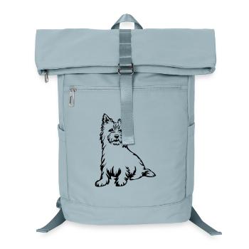 Cairn Terrier - Laptop Backpack - ice blue - Front