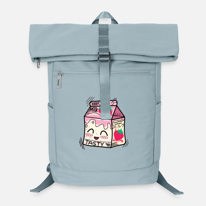 Kawaii Erdbeermilch Laptop-Rucksack 