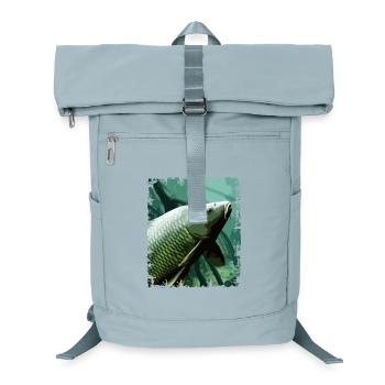 Unterwasser-Karpfenfischerei-Design - Laptop-Rucksack  - Eisblau - Vorne