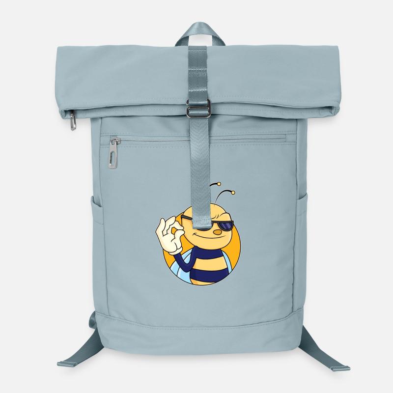 OK sign bee Laptop Backpack