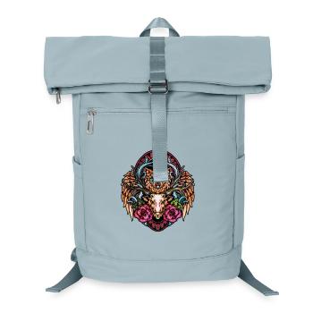 Superbe hibou coloré - Sac à dos ordinateur - bleu glacier - Devant
