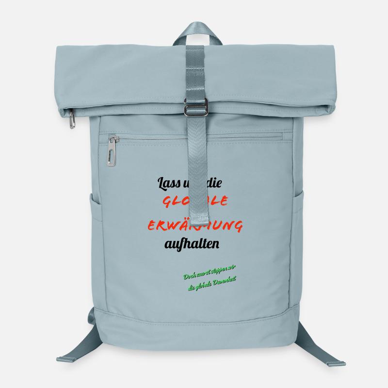 Global warming with humor Laptop Backpack