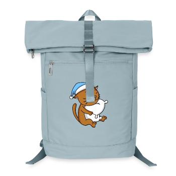 Katze Katzenrasse Abessinierkatze - Laptop-Rucksack  - Eisblau - Vorne