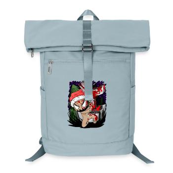 gruseliger Lebkuchen - Laptop-Rucksack  - Eisblau - Vorne