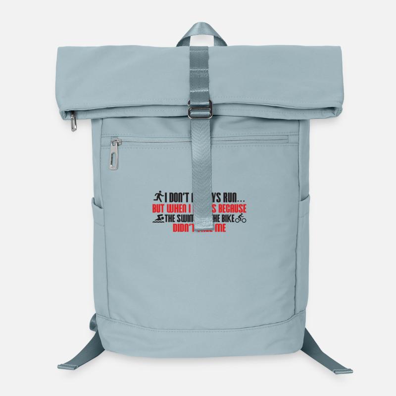 Ich Laufe Nicht Immer Triathlon Laptop-Rucksack 