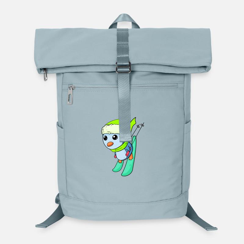Penguin Ski Winter Skiing Laptop Backpack