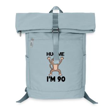 90 Geburtstag - 90 Jahre - Umarmung - Laptop-Rucksack  - Eisblau - Vorne