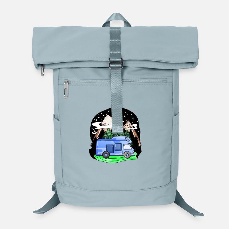 Mountain Mountains Mountain Peaks Caravans Motorhomes Laptop Backpack