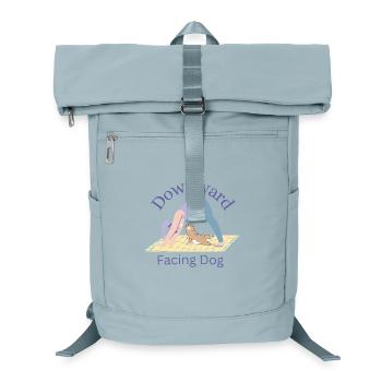 Chien tête en bas - Yoga Tea - Sac à dos ordinateur - bleu glacier - Devant