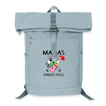 Baby Geburt Schwanger Babyspruch Sprüche - Laptop-Rucksack  - Eisblau - Vorne