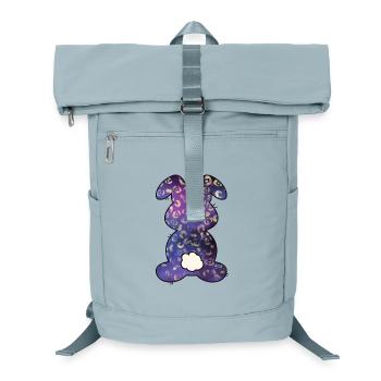 Leopardenmuster Kaninchen Osterhase - Laptop-Rucksack  - Eisblau - Vorne