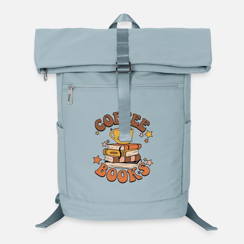 Kaffee und Bücher Laptop-Rucksack 