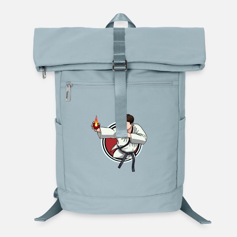 Kämpfer Selbstverteidigung Karate Judo Herz Kind Laptop-Rucksack 