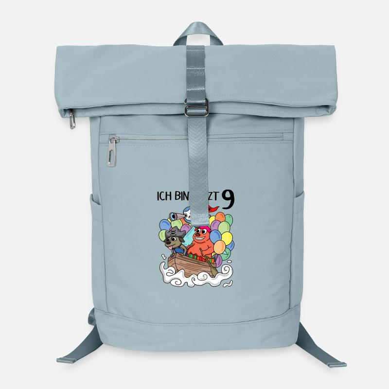 9 Geburtstag Piratenschiff Kindergeburtstag Laptop-Rucksack 