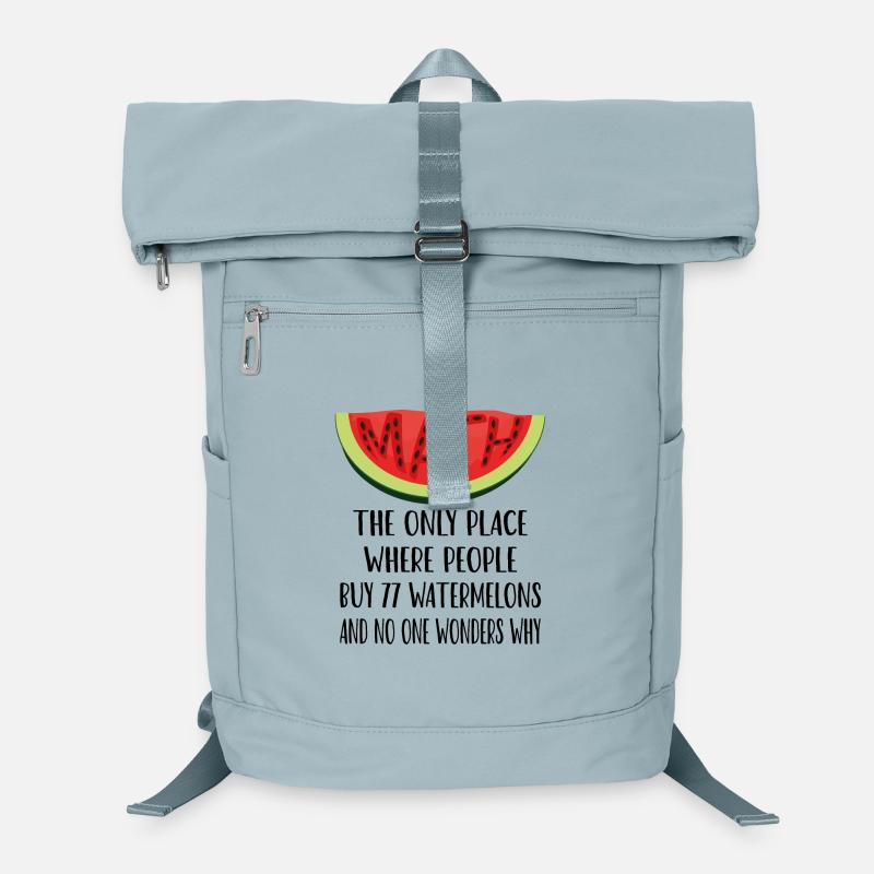 Mathématiques et pastèques amusants Sac à dos ordinateur