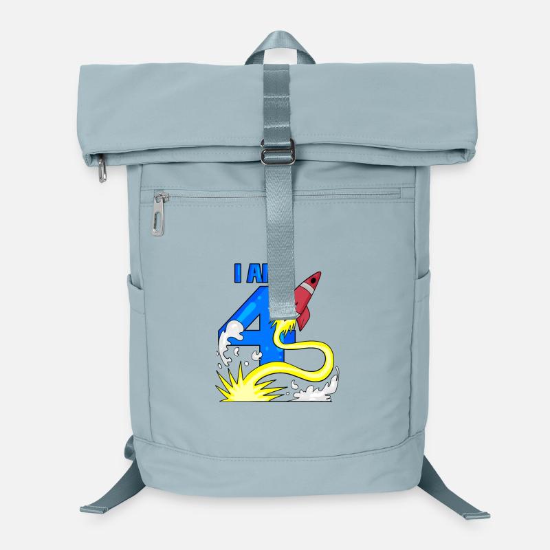 4 Geburtstag Junge Astronaut - vier Jahre Laptop-Rucksack 