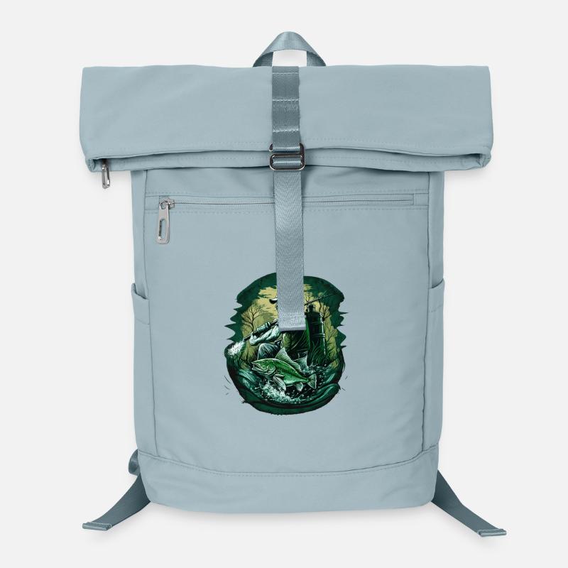 Pêcheurs pêchant Sac à dos ordinateur