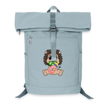 Bébé Lion Animal - Sac à dos ordinateur - bleu glacier - Devant