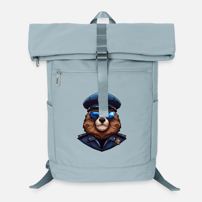 Murmeltiere Polizei Laptop-Rucksack 