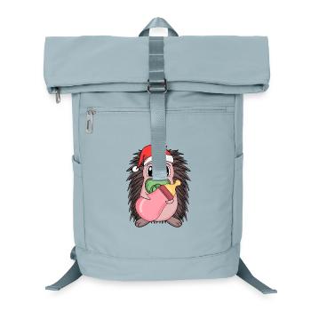 Igel Baby Weihnachten - Laptop-Rucksack  - Eisblau - Vorne