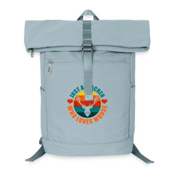 Juste un enseignant qui aime l’orignal - Sac à dos ordinateur - bleu glacier - Devant