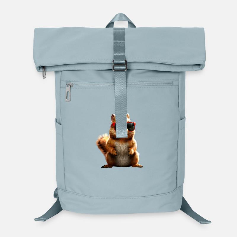 Eichhörnchen Sonnenbrille Ich Liebe Eichhörnchen Laptop-Rucksack 
