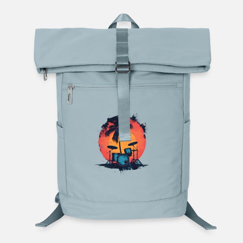 Drumkit Zeichnung Laptop-Rucksack 