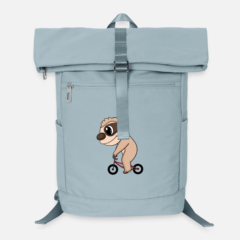 Sloth Bicycle Laptop Backpack