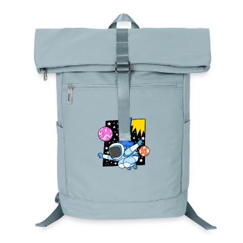 Zahl 1 Nummer Eins - Astronaut Motiv - Laptop-Rucksack  - Eisblau - Vorne