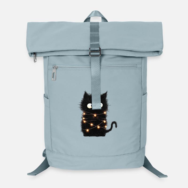 Drôle Fée Lumières Chat Arbre de Noël Cadeau Sac à dos ordinateur