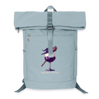 Halloween Hexe Wein Weinglas Weintrinker Geschenk - Laptop-Rucksack  - Eisblau - Vorne