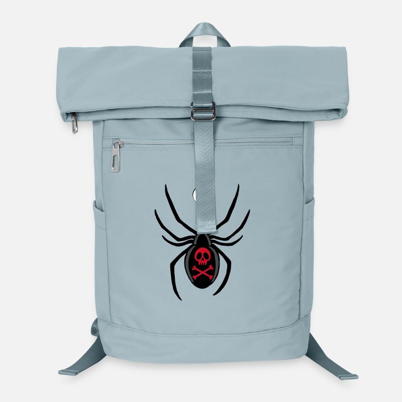 Black widow spider in love Laptop Backpack