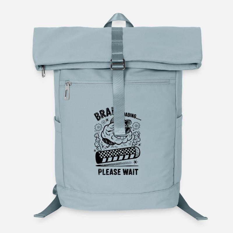 Brain Loading Funny Intelligent Humor Progress Art Laptop Backpack