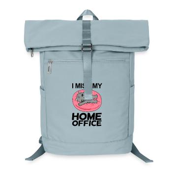 Home Office Spruch lustig - Laptop-Rucksack  - Eisblau - Vorne