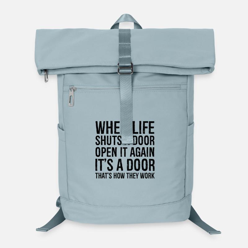 when life shuts a door Laptop Backpack
