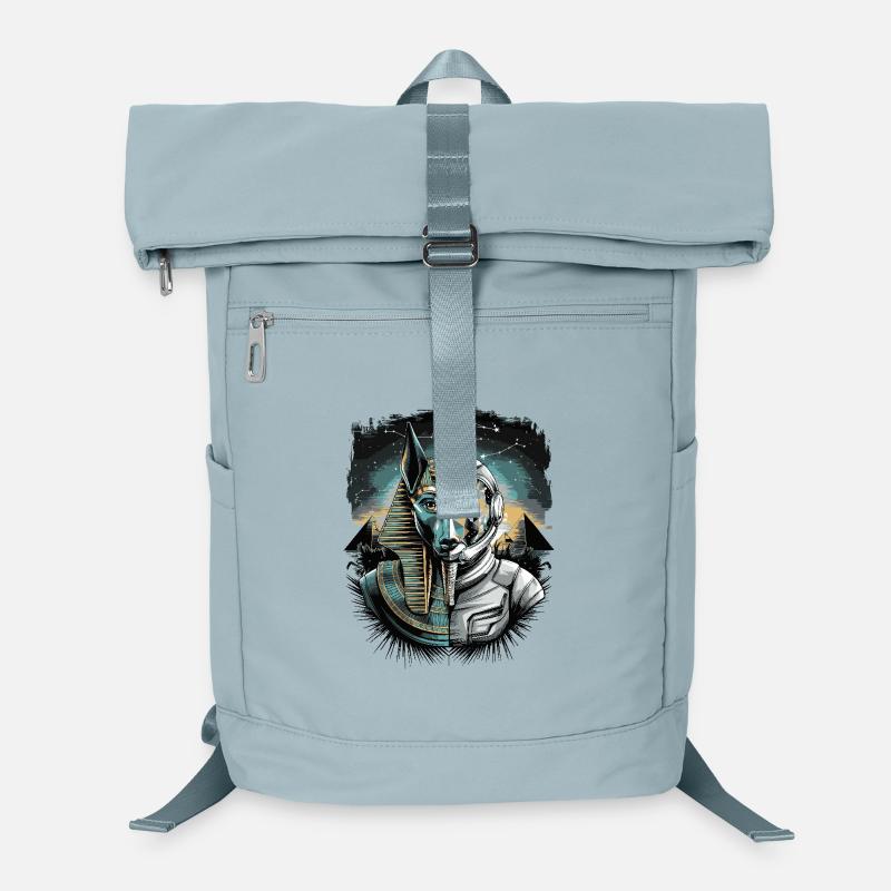 Ancient Astronaut Anubis Futuristic Space Deity Laptop Backpack