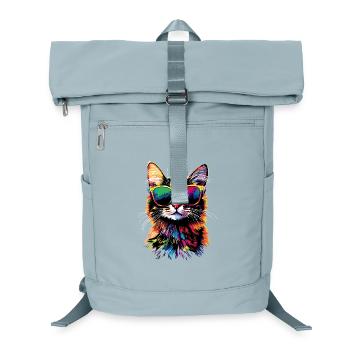 Bengal Cat Leopard Cat Leopardette Bengal Cats - Laptop Backpack - ice blue - Front